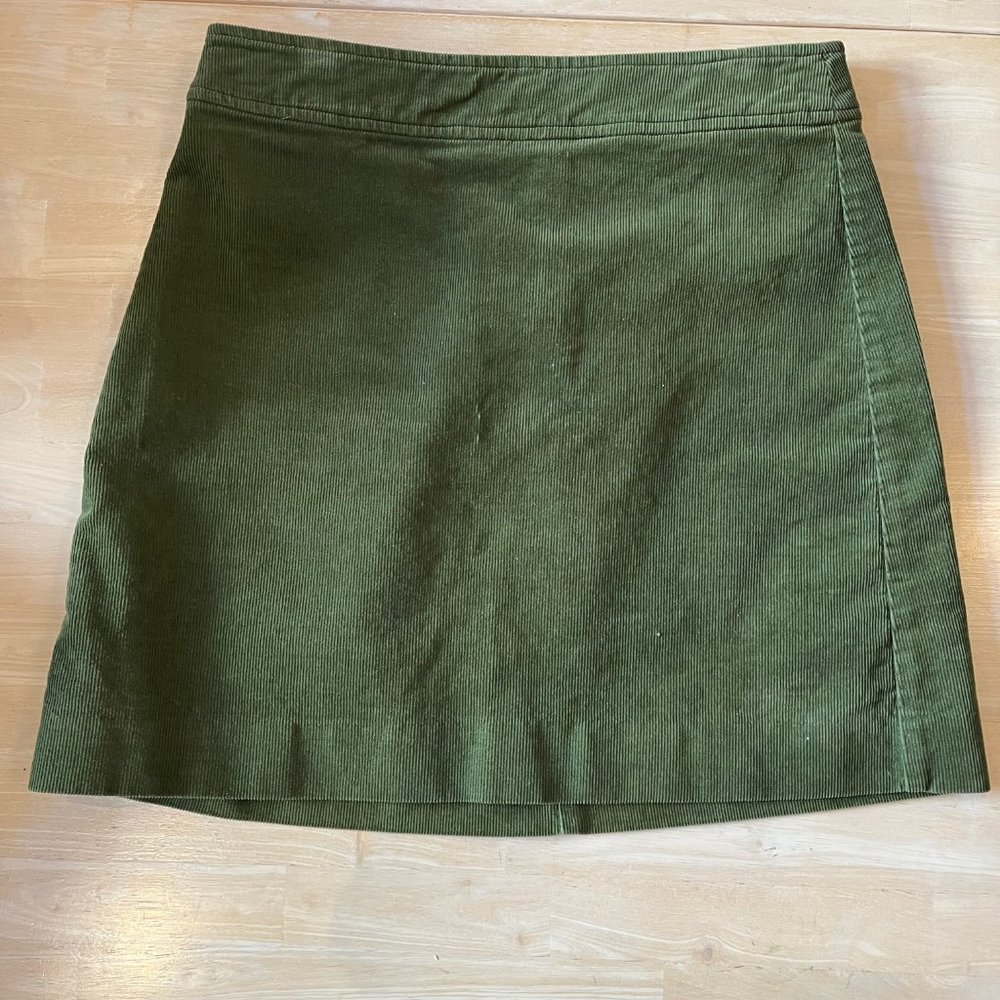 J Crew Corduroy Mini Skirt